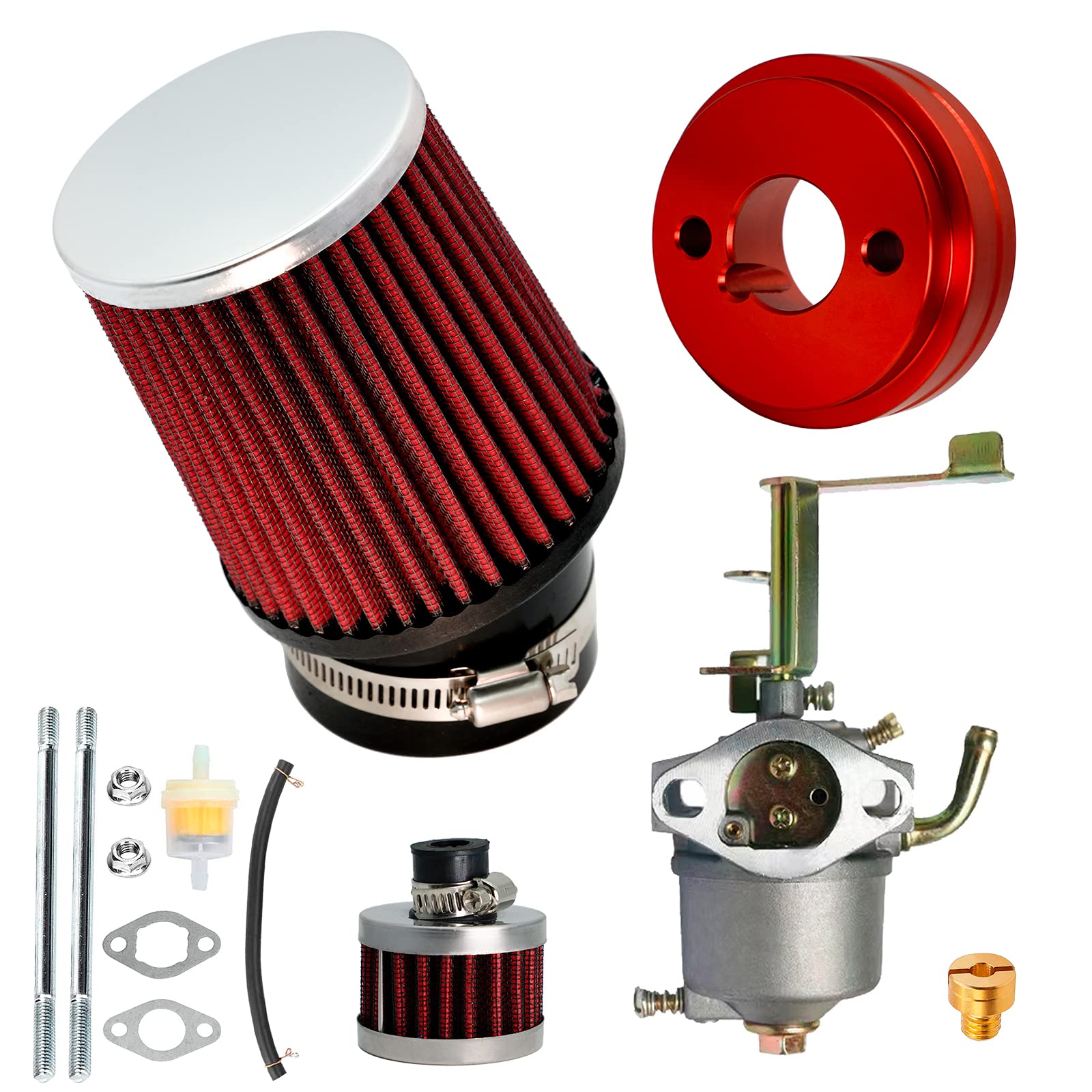 Carburatore Huayi Per Go Kart Coleman CK100-S Con Guarnizioni - Ricambio 16100/156F - 98cc 3HP - 4