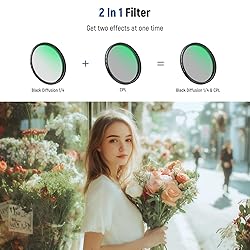 NEEWER 2 in 1 67mm Clip on CPL & Black Mist