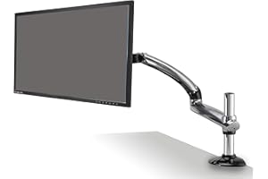 Ergotech Heavy Duty Freedom Arm, Includes Single Aluminum Heavy Duty Articulating Arm, 20-30.8 lbs. Weight Capacity, Suitable