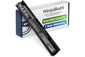 NinjaBatt Battery for HP 756743-001 V104 vi04 756744-001 Envy 14 15 17 Series Probook 450 g2 g3 756478-851 756478-422 756478-421 756478-422 - High Performance [4 Cells/2200mAh]