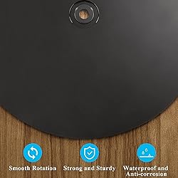 Jersvims 2Pcs 8 Inch Acrylic Turntable