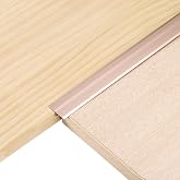 uxcell 2.9ftx0.79 T Molding Floor Transition Strips Light Purple 4Pcs | Aluminium Alloy Vinyl Flooring Gap Trim for Joining Laminate Planks Tiles Floor Gaps