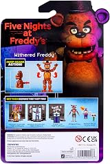 Jazwares Five Nights at Freddy's Withered Freddy 5-Inch Jumpscare Figure view 6