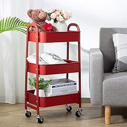 AGTEK Makeup Cart, Movable Rolling Organizer