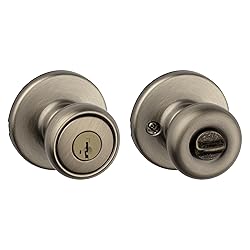 Kwikset Tylo Entry Door Knob with Lock and