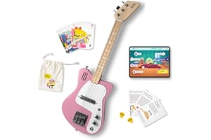 Loog Mini Electric Guitar for Kids - PARENT (Pink)