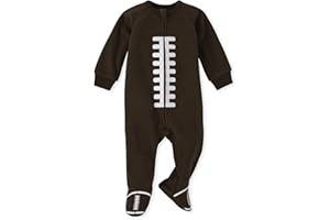 The Children's Place baby-boys And Toddler Football Footie Pajama, Fleece