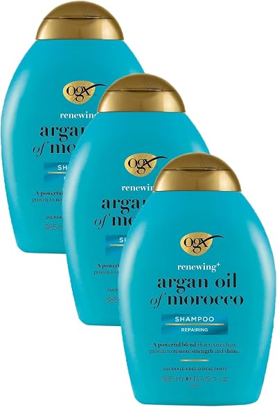 OGX Argan Oil of Morocco Shampoo Dry Hair 385ml Pack of 3