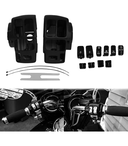 Kuryakyn 6919 Tri-Line Akzente Für Harley-Davidson Road Glide Handschuhfach – Glänzendes Schwarz, 2015-2019