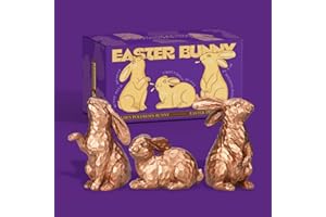 GoGnome Golden Polyresin Bunny Figurines – Set of 3 Easter Rabbit Statues for Spring Tabletop Decor - Home Décor Accents (Gold)