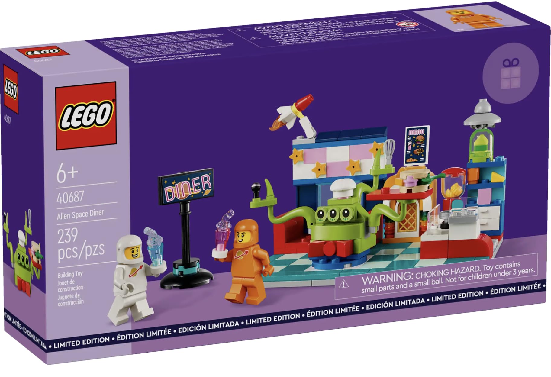 LEGO CITY Alien Space Diner Promo Set 40687