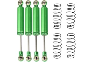 RZXYLRC Shock Absorber Damper Internal Spring Built-in Spring For 1/10 RC Crawler Axial SCX10 I II III RBX10 Wraith TRX4 MST Redcat (green, 100mm)