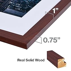 Frame Amo 24x32 Solid Wood Picture Frame with