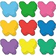 Geyee 108 Pcs Butterfly Paper Cutouts Spring Bulletin Board Decorations Small Butterfly Shaped Sticker Die Cut for Teachers DIY Craft Office School Chalkboard Wall Decor