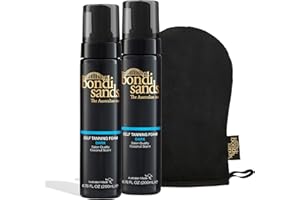 Bondi Sands Self Tanning Foam + Application Mitt | Includes Lightweight Sunless Foam + Reusable Mitt for a Flawless Finish