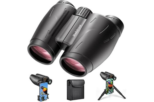 HD Binoculars 25x30 for Adults with Phone Adapter,Tripod and Tripod Adapter,Waterproof Binoculars for Bird Watching,Hiking and Travel