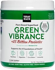 Vibrant Health, Green Vibrance, Vegan Superfood Powder, 15 Servings