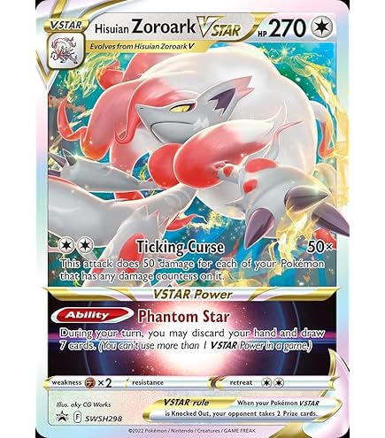 zoroark v pokemon card value Amazon.com: Hisuian Zoroark V & VStar Lost Origin