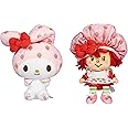 Hello Kitty and Friends - 8-Inch Strawberry Shortcake x My Melody Plush 2-Pack - Officially Licensed Sanrio Product from Jazwares - Ages 6+
