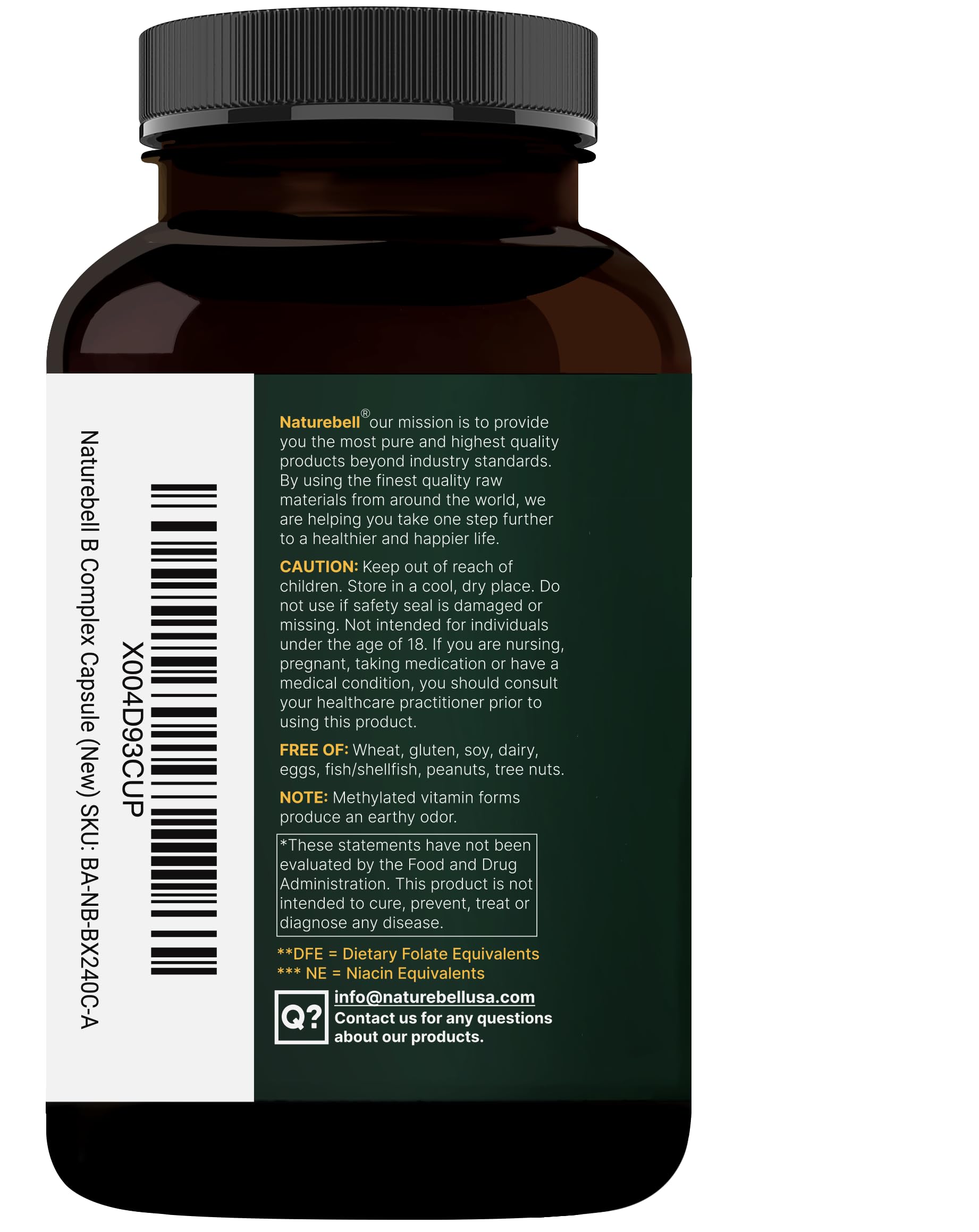 NatureBell Magnesium Taurate 1,500mg, 240 Capsules | Chelated for High Absorption | Heart & Nervous System Support | Non-GMO, Gluten-Free