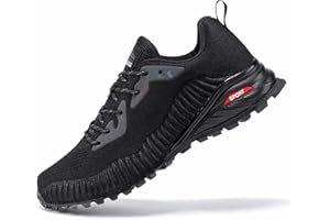 Kricely Men's Trail Running Shoes Fashion Walking Hiking Sneakers for Men Tennis Cross Training Shoe Outdoor Snearker Mens Casual Workout Footwear