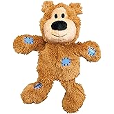 Kong Wild Knots Bear, Knotted Rope Plush Toy, for Medium/Large Dogs | Soft Plush Bear with Internal Knotted Ropes &amp; Minimal Stuffing for Less Mess During Play, Color May Vary