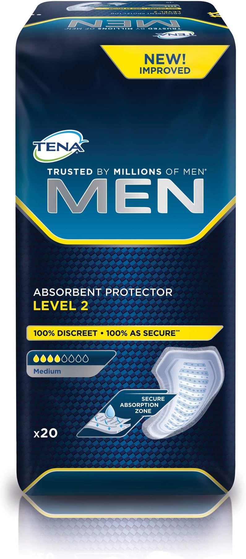TENA Men Incontinence Pad Level 2 Pack 120 pieces