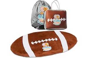FRIENDLY CUDDLE Football Weighted Lap Pad for Kids 5 lbs. - Sensory Weighted Stuffed Lap Blanket for Kids Adults with Sensory Processing Disorder - Perfect for Classroom Travel Home Office