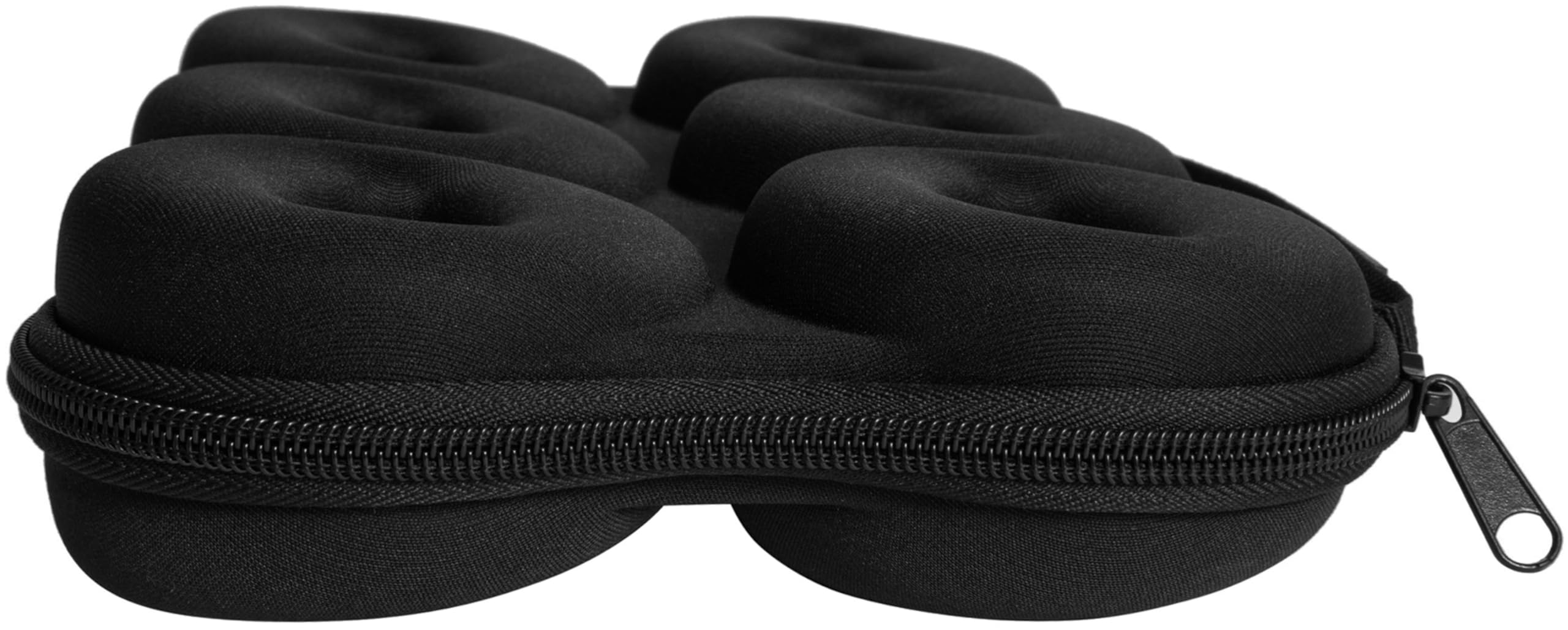 WATCHPOD Six Watch Travel Case Storage Holder Box for 6 Watches | Tough Portable Protection w/Zipper Fits All Wristwatches & Smart Watches Up to 50mm (Black)