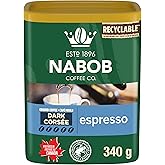 Nabob Dark Roast Espresso Ground Coffee, 340g Canister