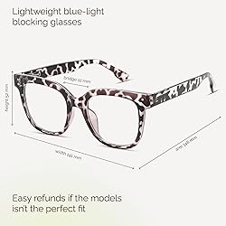 miyya Blue Light Glasses for Women – Oversized UV