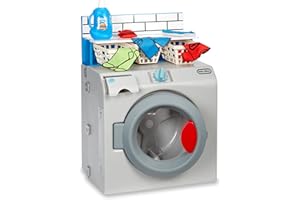 Little Tikes First Washer Dryer - Realistic Pretend Play Appliance for Kids, Interactive Toy Washing Machine with 11 Laundry Accessories, Unique Toy, Ages 2+