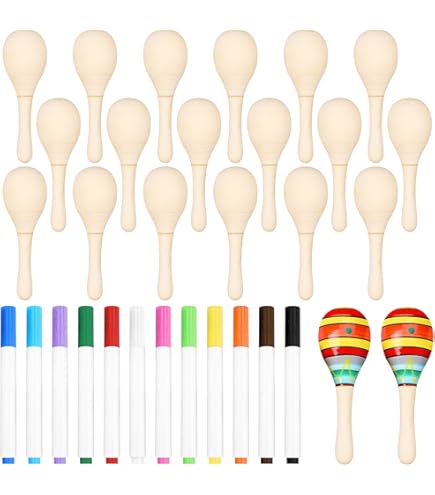 6 Pcs LED Light Up Maracas - Multi-Color Flashing Shaker Toys For Parties, Concerts, Carnival, Sensory Play