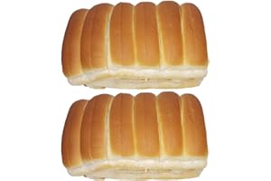 LOCAL GROCER New England Split-top Frankfurter Hot Dog Bun or Lobster Rolls - 24 Count (2-12 Packs)