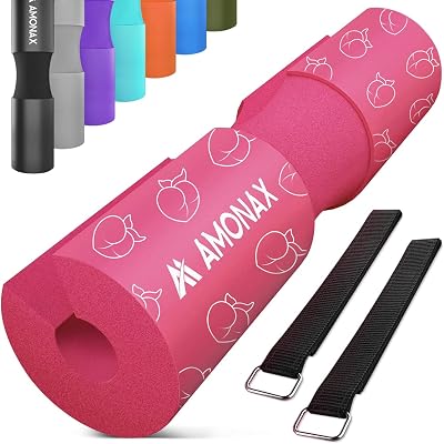 Amonax Barbell Squat Pad Extra Thick Foam Neck Shoulder Support