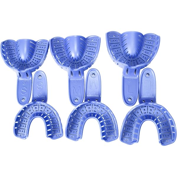 dental plastic disposable implant impression trays (12 pcs/ bag