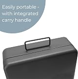 Cathedral Products 12 Inch Black Lockable Security Box with Bolt Down Kit view 5