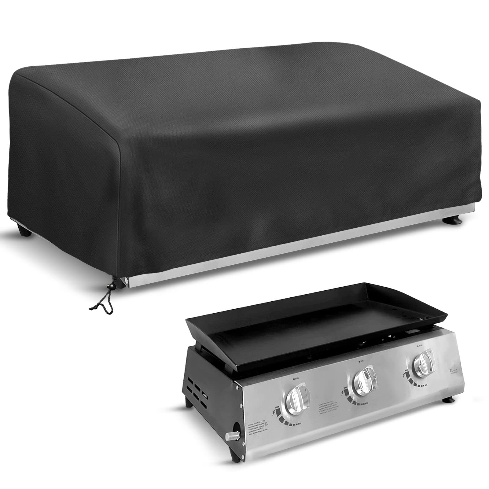 Schleuder Protective Grill Cover, Protective Cover for Plancha Electric Barbecue,Waterproof and UV Protection,420D Oxford cloth