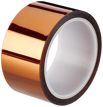 KIMILAR KAPTON TAPE Band Klebeband hitzebestandiges Abdeckband Heibklebeband bis 350 Grad Celsius Warmeklasse