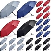 Amylove Windproof Travel Compact Umbrellas Bulk Wind Resistant Folding Auto Open and Close Rain Automatic Travel Collapsible Portable Umbrellas for Men and Women Gifts 4 Colors