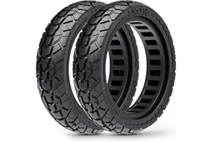 BABEJIA 2-Pack 50/75-6.1 Scooter Tire Tubeless, Upgrade Your Scooter with 8.5x2.0 Airless TIres, Puncture-proof, 8 1/2 x2 Replacement Tyre Compatible with Gotrax GXL V2/XR/APEX, Hiboy S2, etc