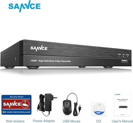 Amazon.com : Surveillance DVR Recorder, SANNCE 4 Channel AHD 1080P HDMI