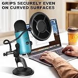 Aokeo Microphone Pop Filter Three-Layer Wind Screen with 360° Gooseneck view 5