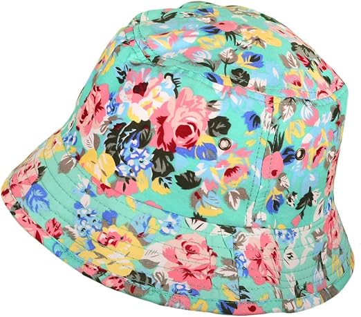 hawaiian floral bucket hat
