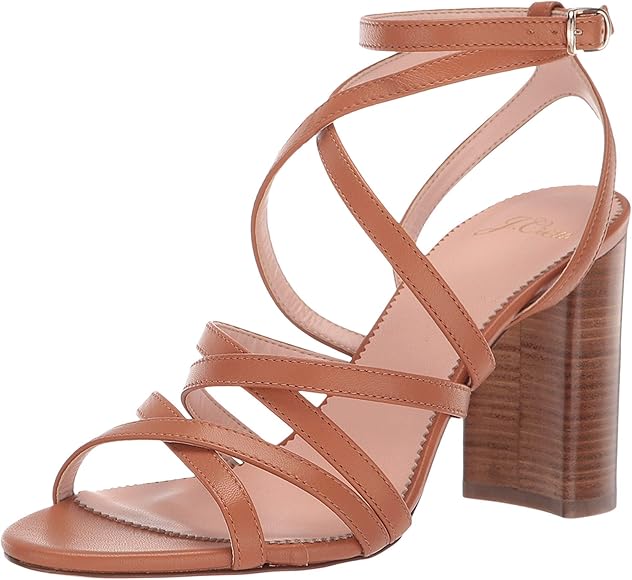 j crew leather lace up sandals