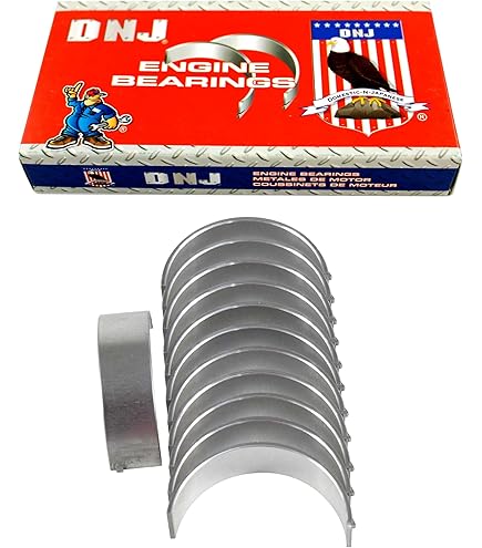 DNJ RB168 Rod Bearings Set - Standard Size For Hyundai Kia 2.0L 2.4L Engines 2006-2017