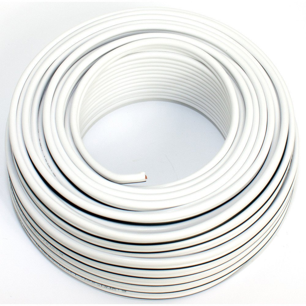 Speaker Cable 2 x 2.50 mm² - 25 m - White - CCA - Audio Cable - Speaker Cable
