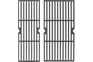 HISENCN Grill Grates 18 Inch for Charbroil Performance 463625219 463625217 463673519, Grill Grates Replacement for Char-Broil 463673017 463673517, Replacement Parts for G470-0003-W1 G470-0002-W1, 2 Packs
