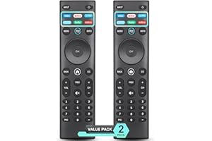 ANGROX for VIZIO Smart TV Remote Replacement, Universal for VIZIO Remote Control XRT140【Pack of 2】