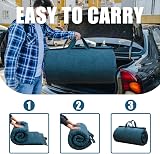 MAXYOYO Portable Foldable Futon Mattress 71x190cm Hypoallergenic Foam Blue view 3